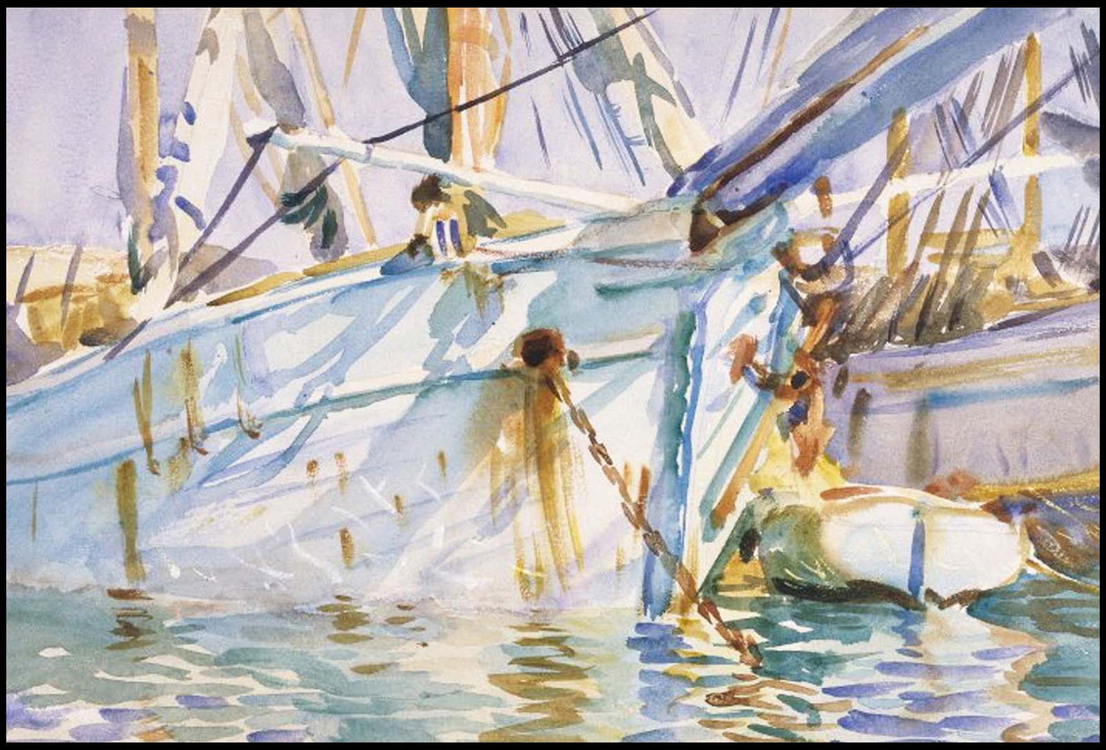 John Singer Sargent - In a Levantine Port - Hakyarts