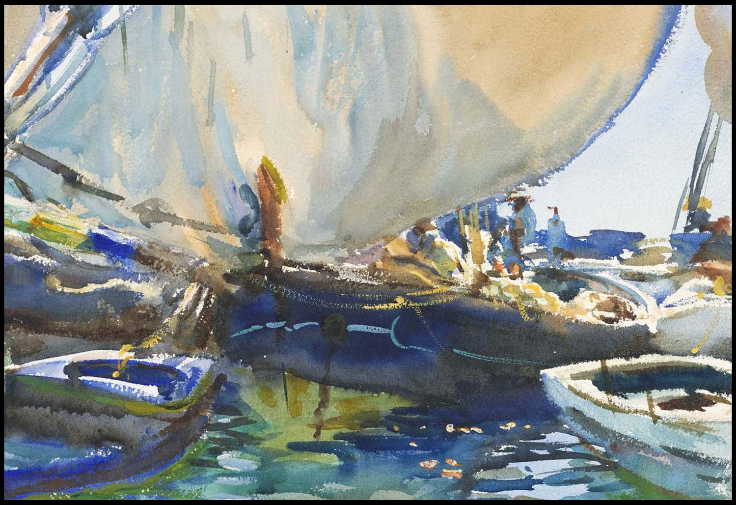 John Singer Sargent - Melon Boats - Hakyarts