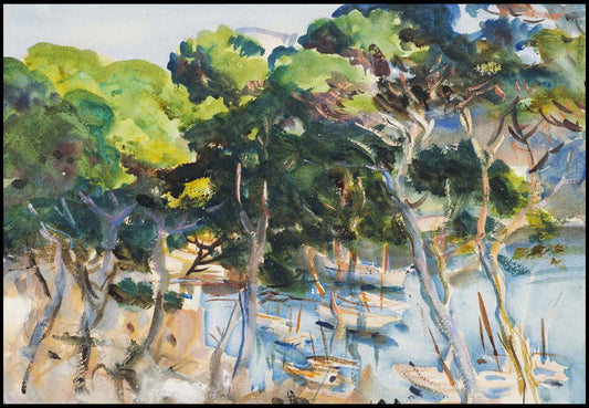 John Singer Sargent - Puerto de Soller - Hakyarts