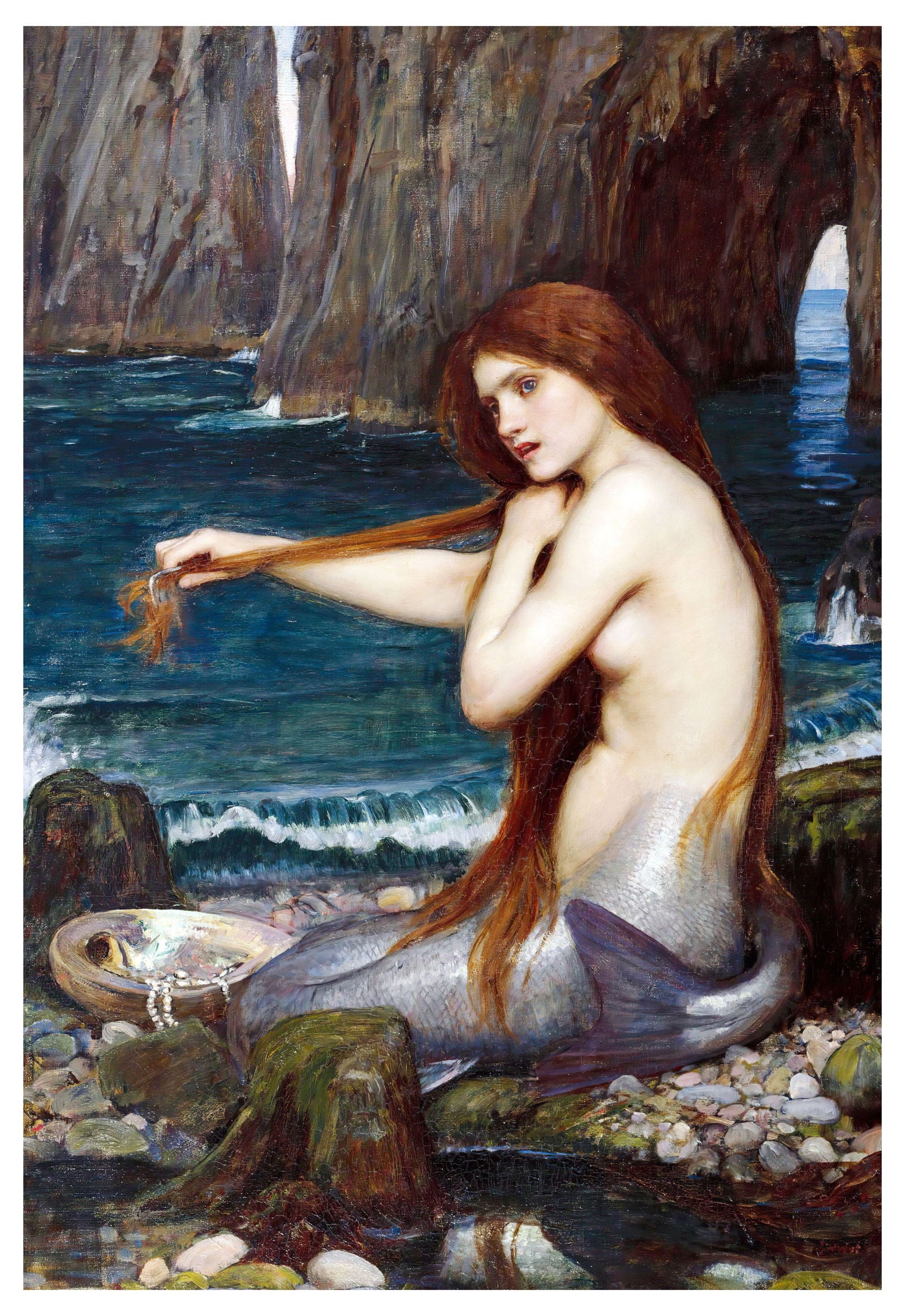 John William Waterhouse - A Mermaid - Hakyarts