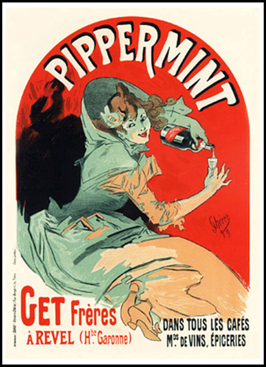 Jules Chéret- Pippermint Poster - Hakyarts