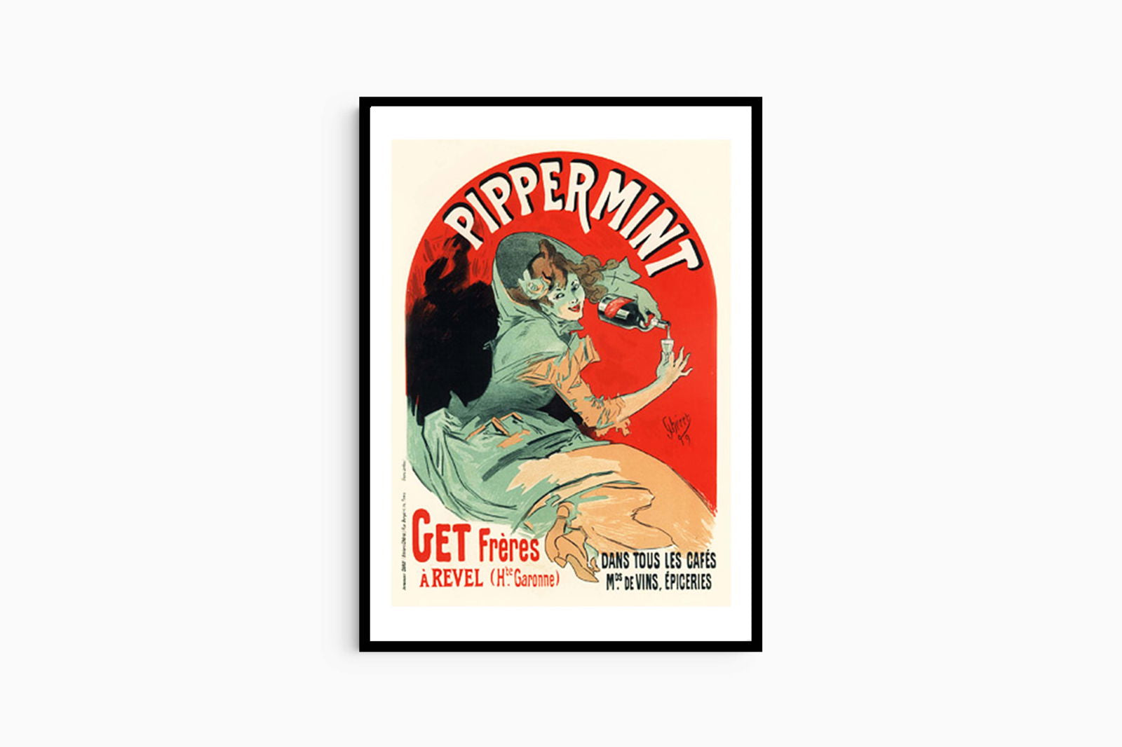 Jules Chéret- Pippermint Poster - Hakyarts