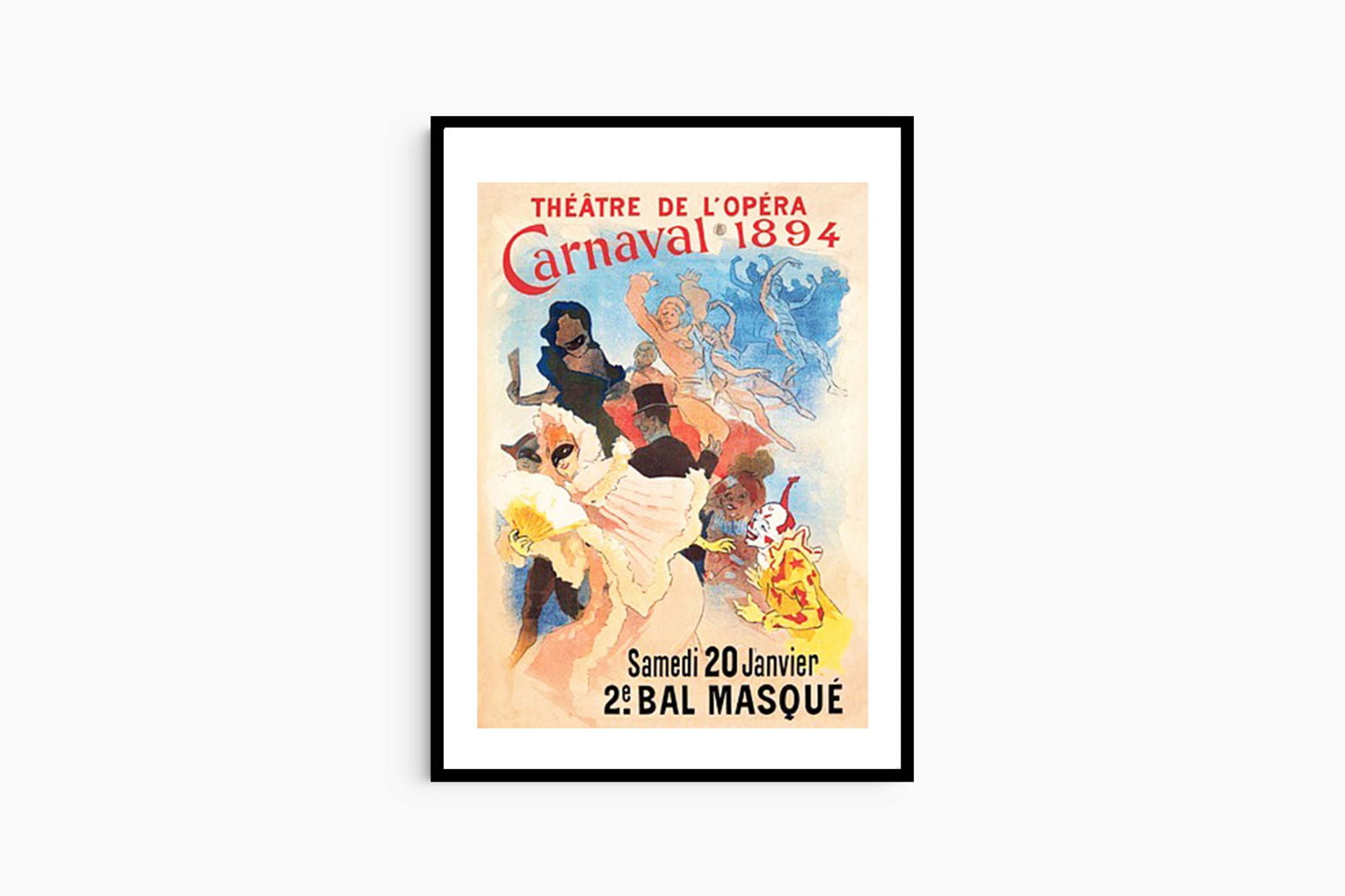 Jules Chéret - Carnivale Poster - Hakyarts