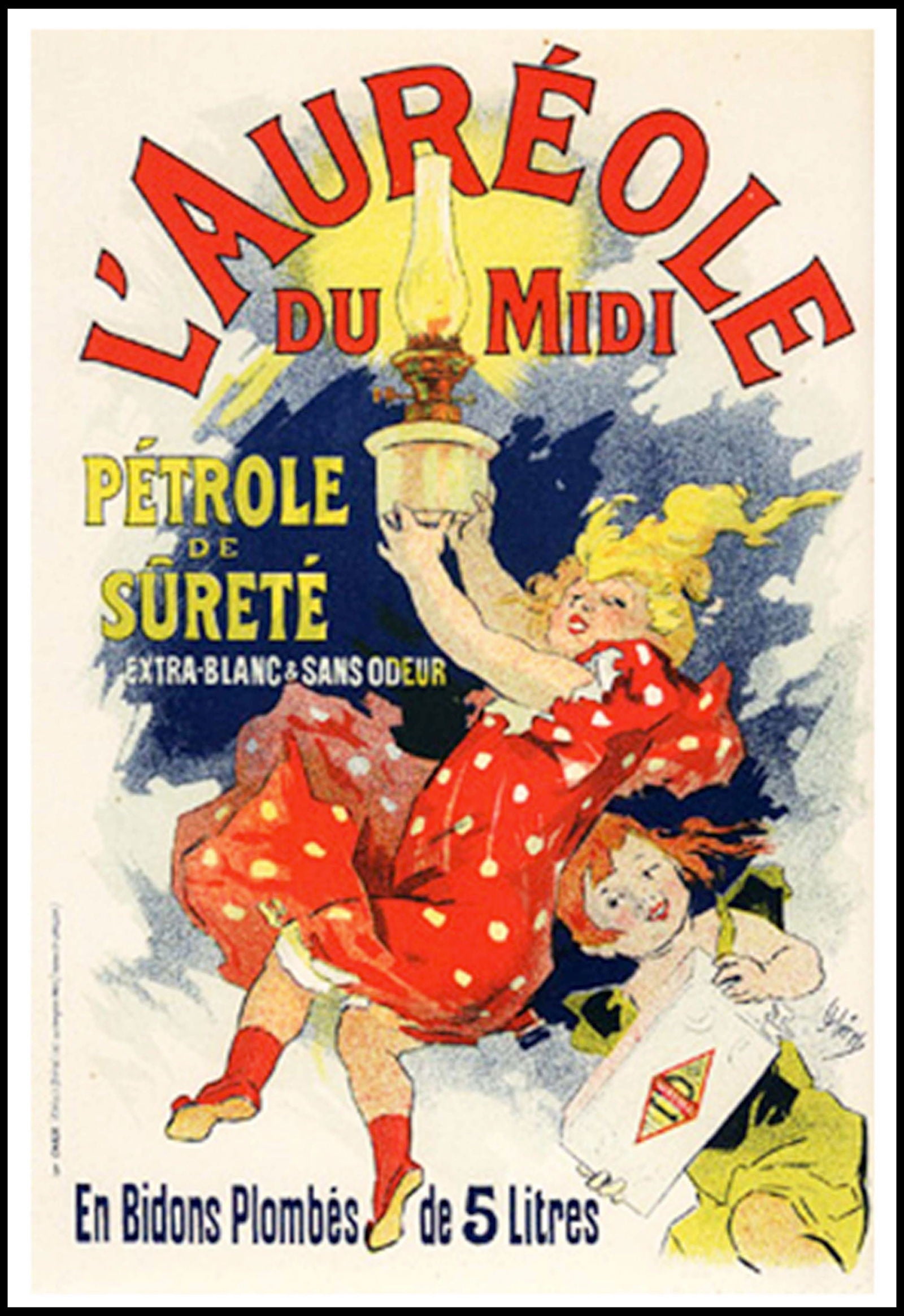 Jules Chéret - L´Auréole du Midi Poster - Hakyarts