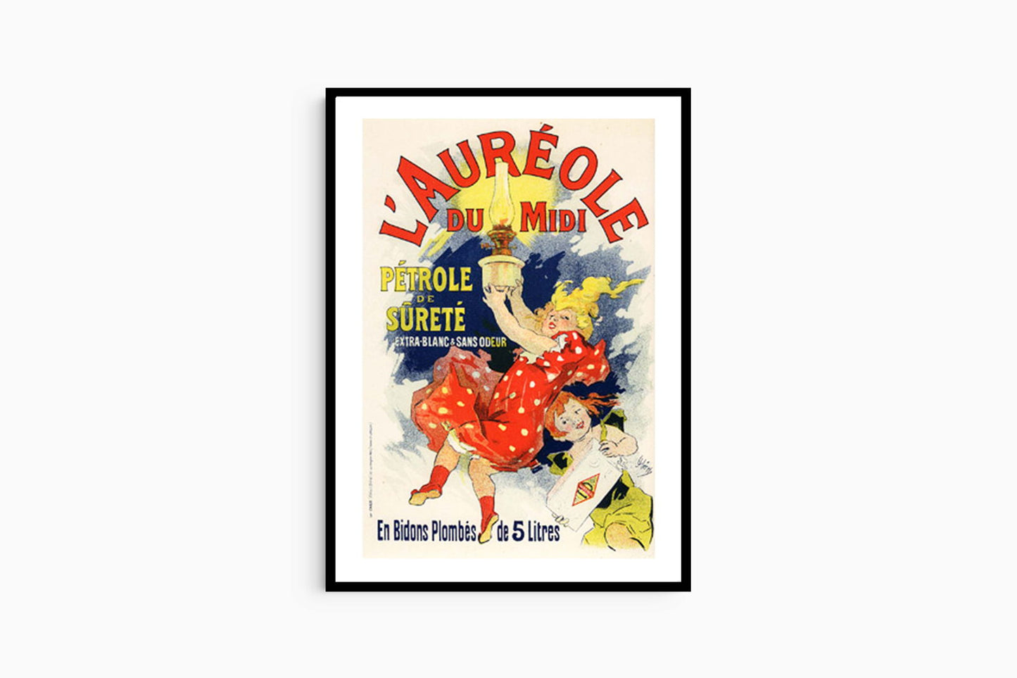 Jules Chéret - L´Auréole du Midi Poster - Hakyarts