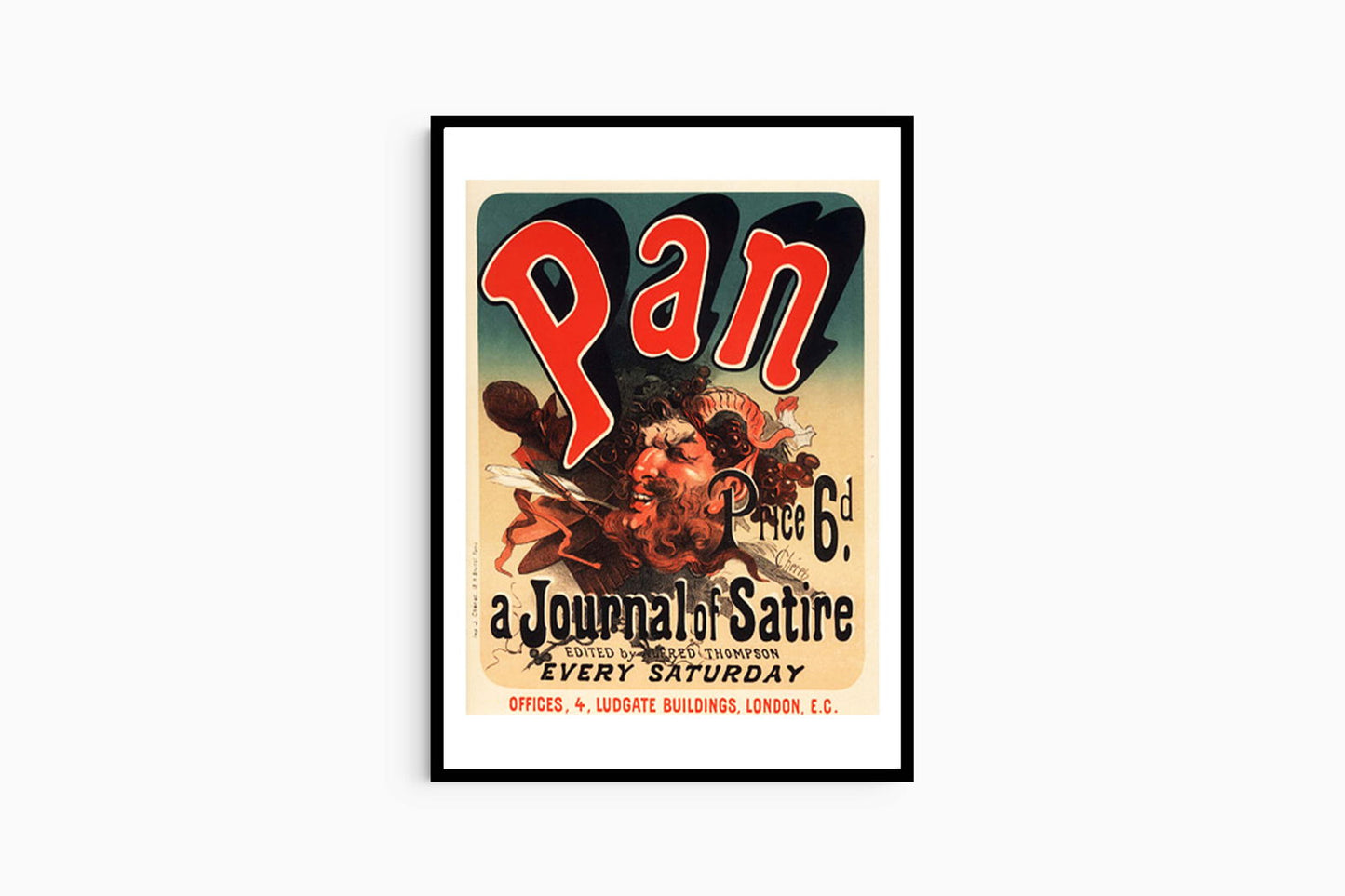 Jules Chéret - Pan Poster - Hakyarts