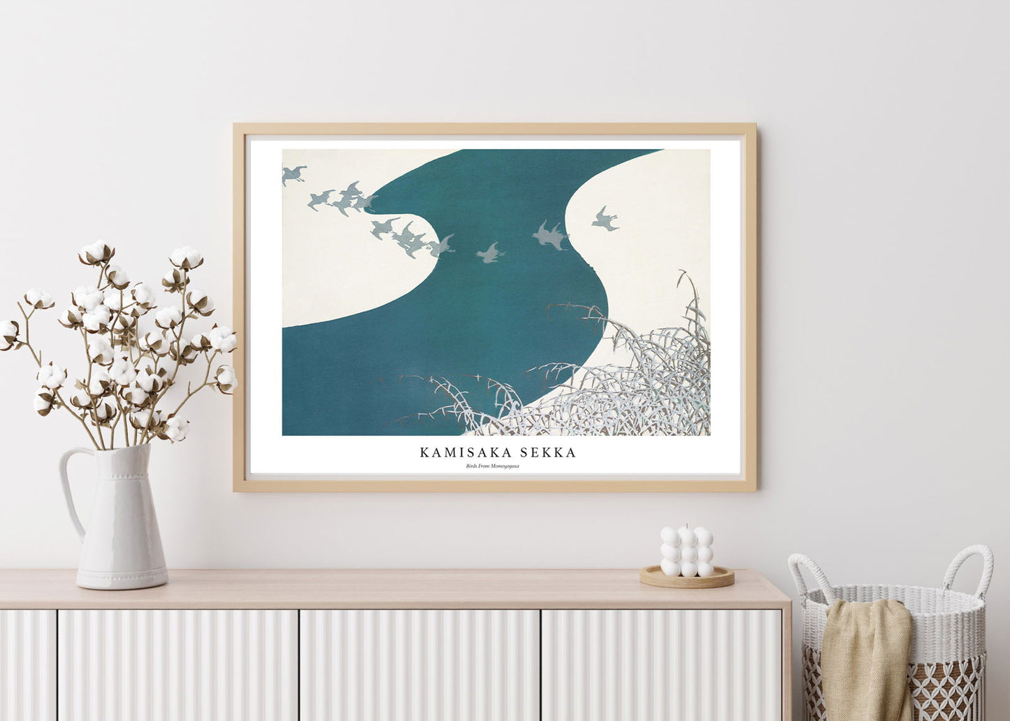 Kamisaka Sekka - Birds From Momoyogusa Poster - Hakyarts