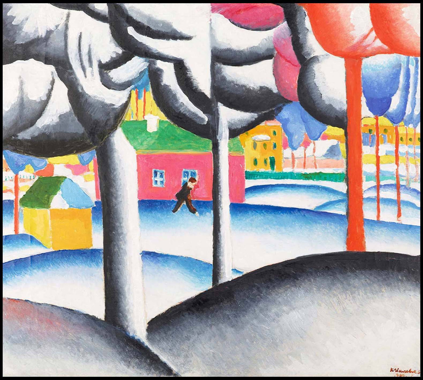 Kazimir Malevich - Winter landscape - Hakyarts