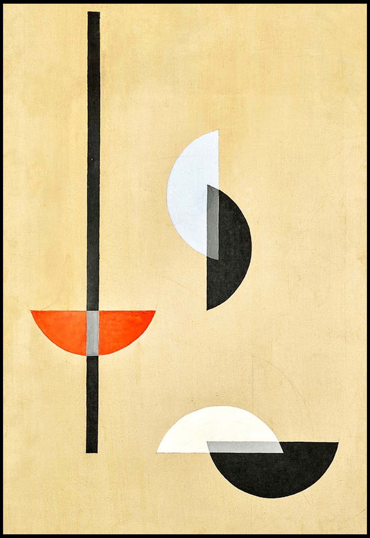 László Moholy-Nagy - Segments, 1921 - Hakyarts