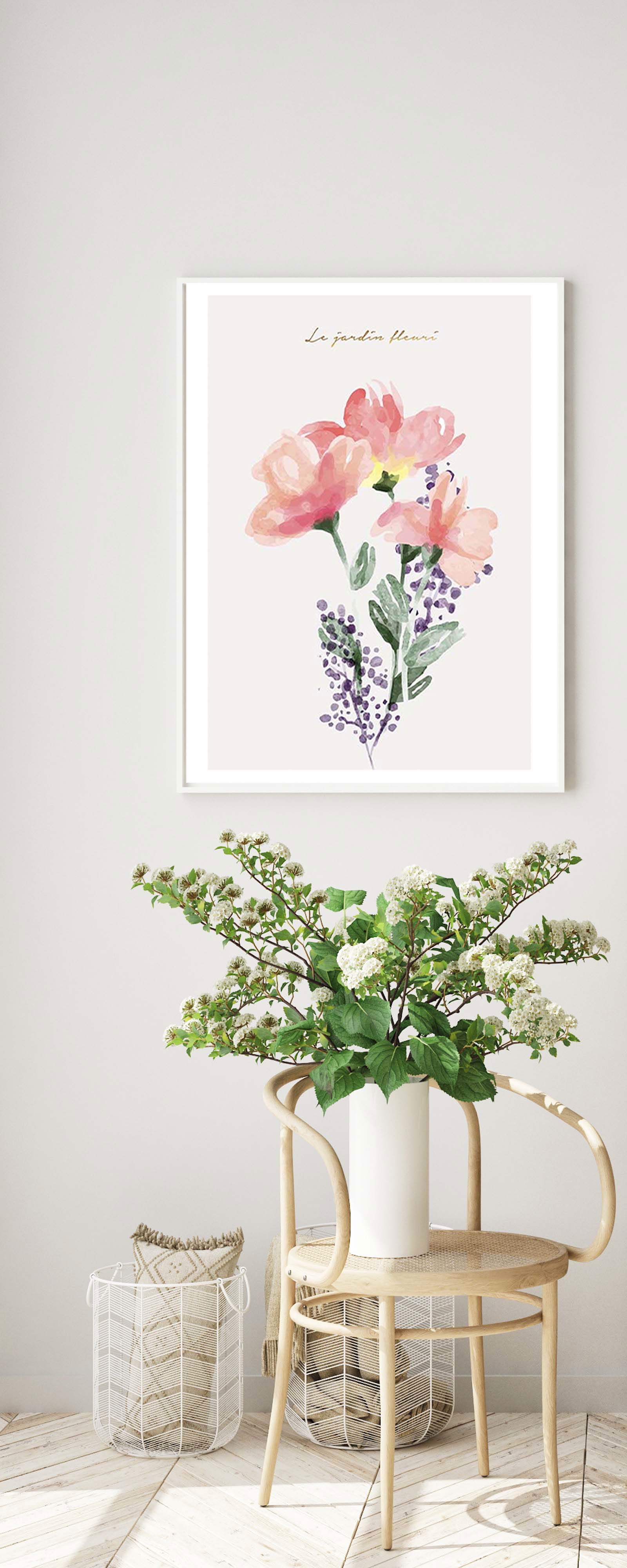 Le Jardin Fleuri Poster No2 - Hakyarts