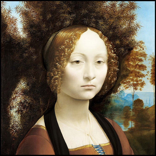 Leonardo da Vinci - Ginevra de' Benci - Hakyarts