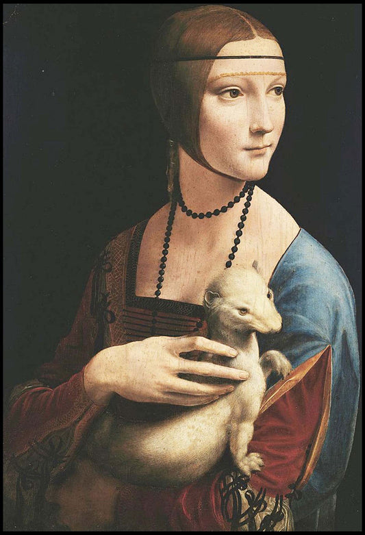 Leonardo da Vinci - The Lady with an Ermine 'Portrait of Cecilia Gallerani' - Hakyarts