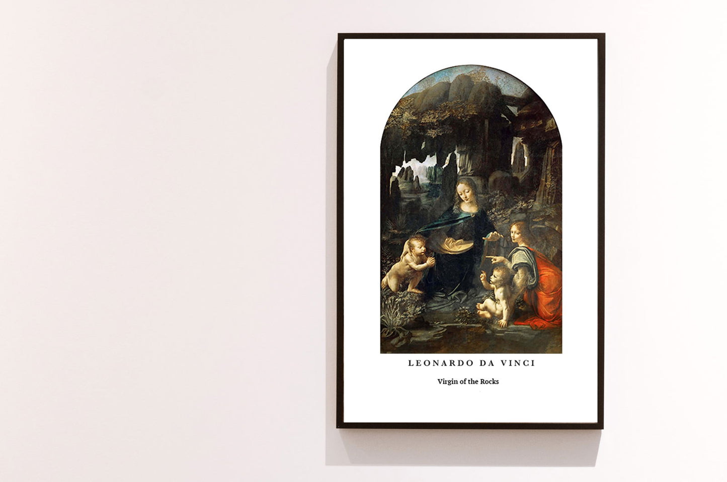 Leonardo da Vinci - Virgin of the Rocks Poster - Hakyarts