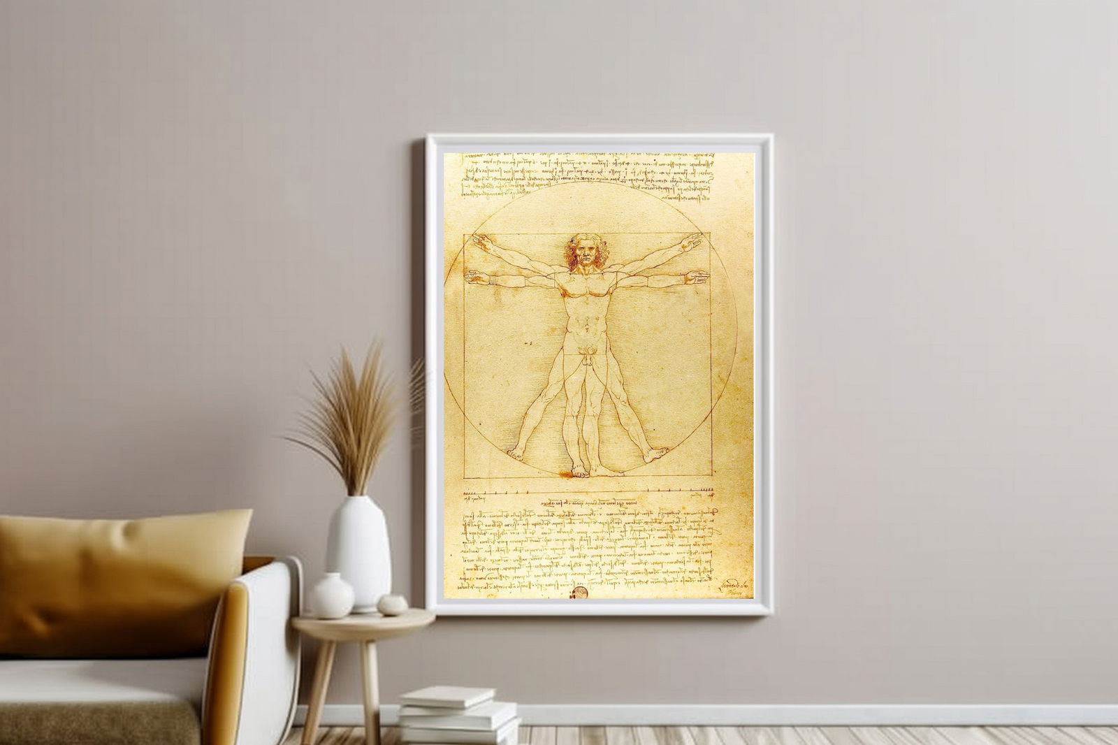 Leonardo da Vinci - Vitruvian Man - Hakyarts