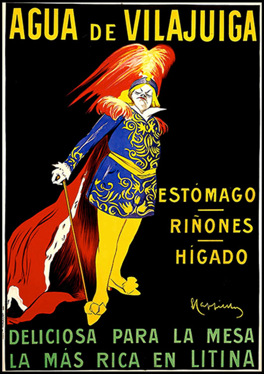 Leonetto Cappiello - Agua De Vilajuïga Poster - Hakyarts