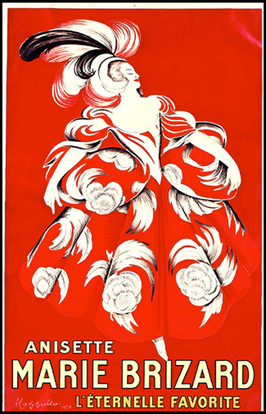 Leonetto Cappiello  - Alcool De Menthe Ricqlès Poster - Hakyarts