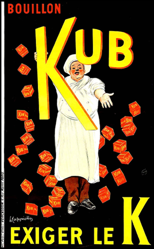 Leonetto Cappiello  - Bouillon Kub Poster - Hakyarts