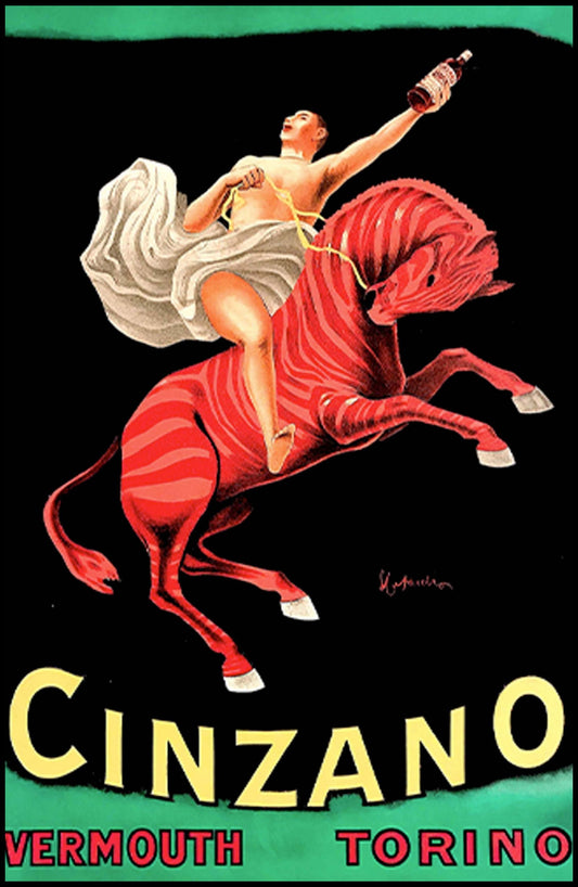 Leonetto Cappiello - Cinzano Vermouth Torino Poster - Hakyarts