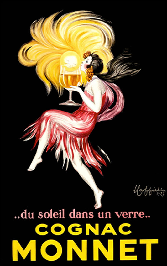 Leonetto Cappiello - Cognac Monnet Poster - Hakyarts