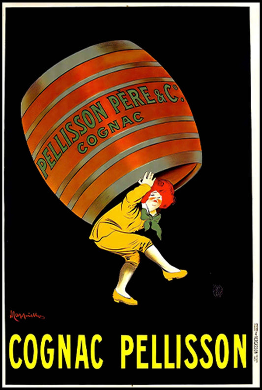 Leonetto Cappiello - Cognac Pellisson Poster - Hakyarts