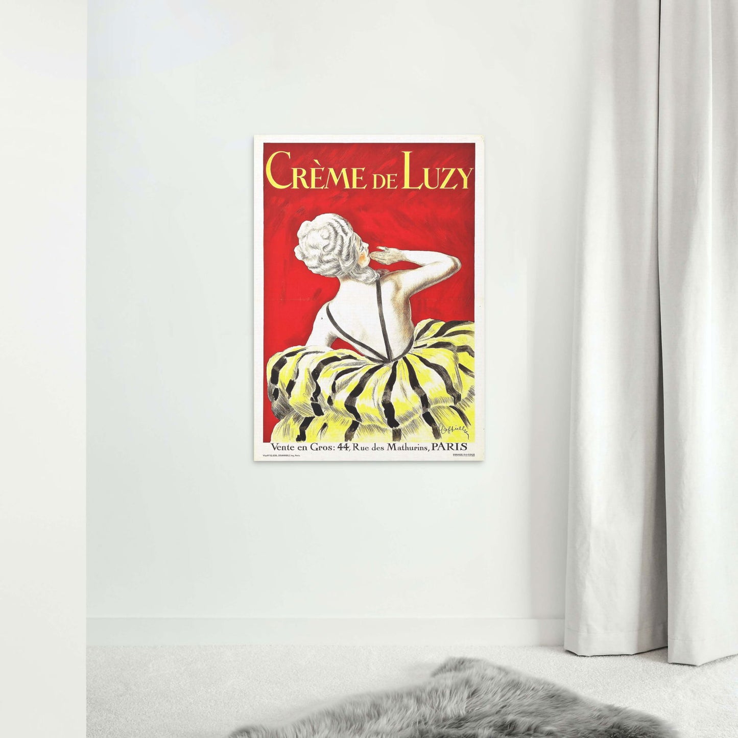 Leonetto Cappiello - Crème De Luzy Poster - Hakyarts