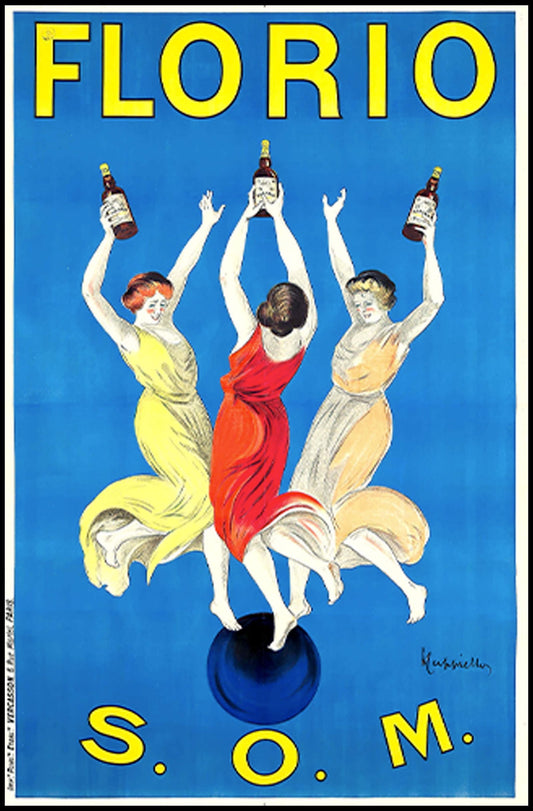 Leonetto Cappiello  - Florio Poster - Hakyarts