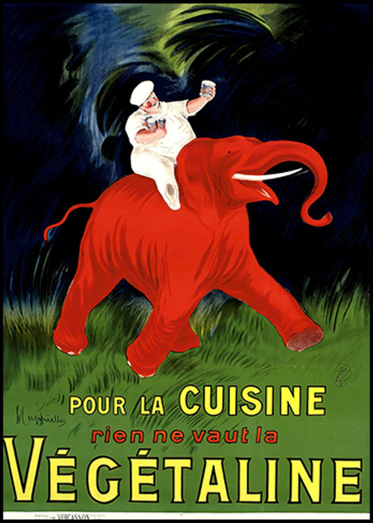 Leonetto Cappiello - Végétaline Poster - Hakyarts