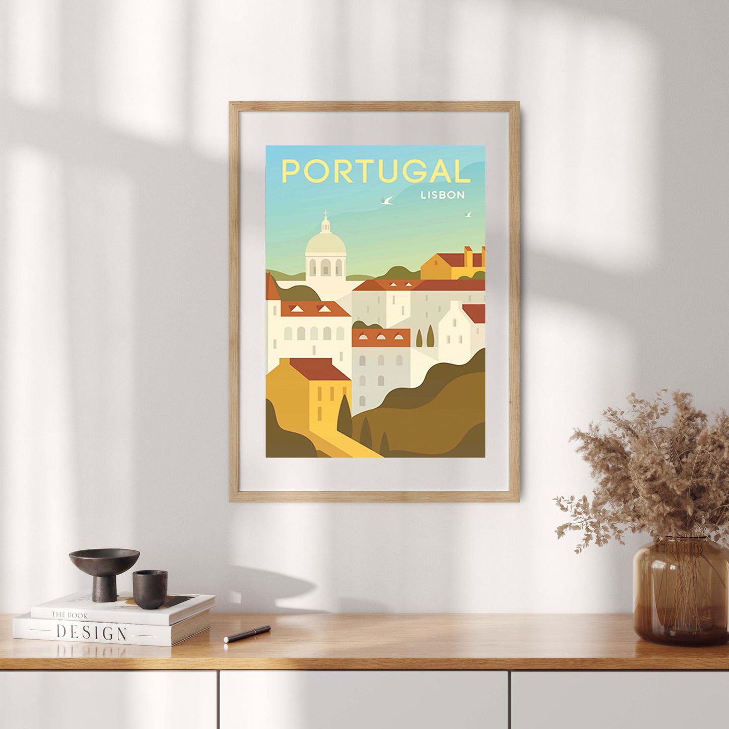 Lisbon Travel Poster - Hakyarts