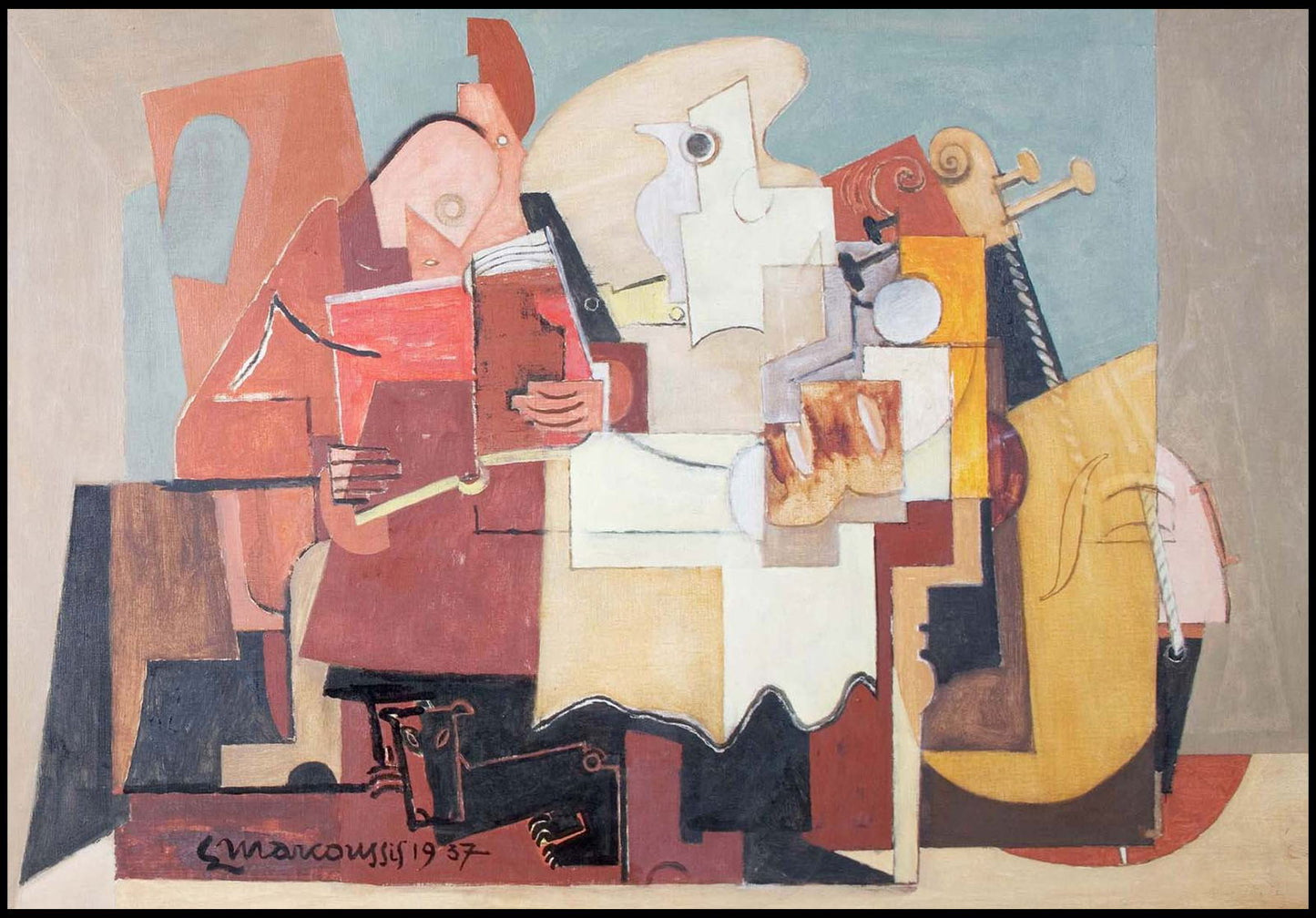 Louis Marcoussis - Le Lecteur - Hakyarts