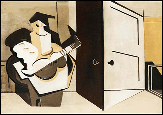 Louis Marcoussis - Musicien Dans Un Intérieur - Hakyarts