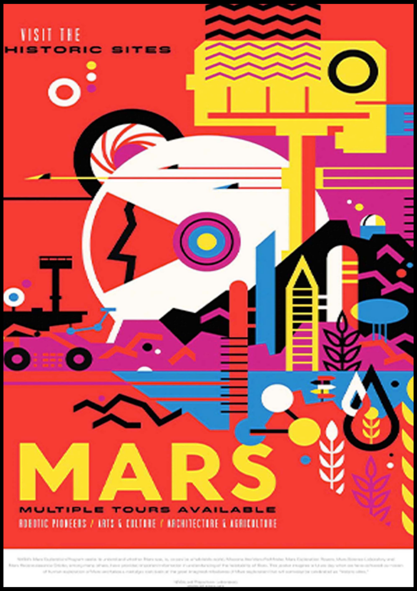 Mars Travel Poster - Hakyarts