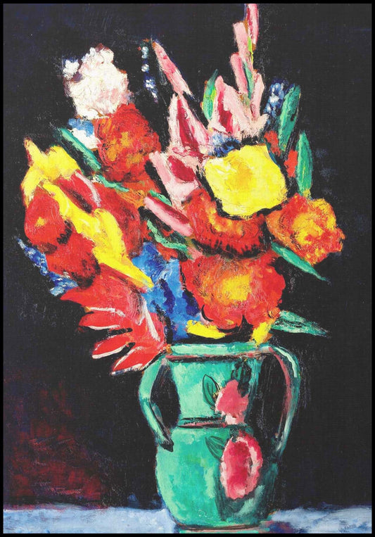 Marsden Hartley - Still Life With Flowers - Hakyarts