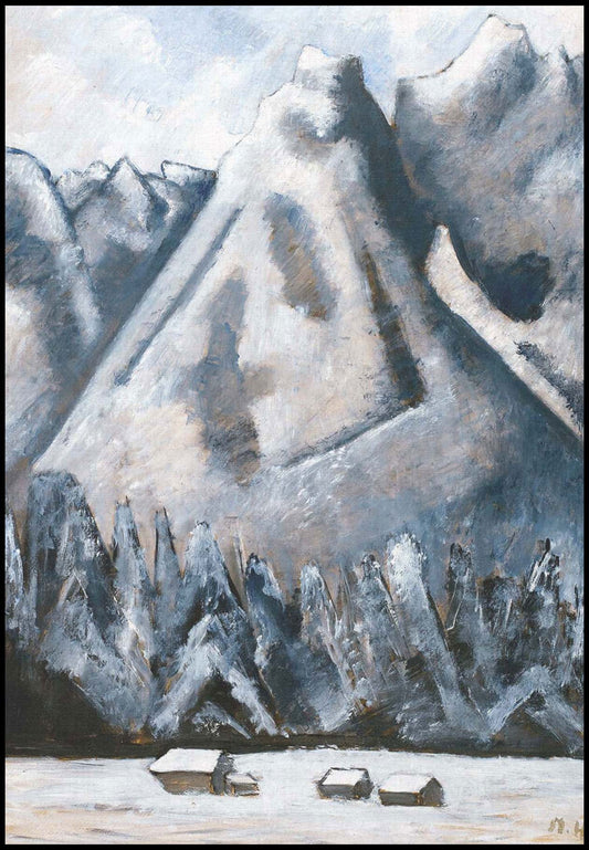 Marsden Hartley - Waxenstein Peaks - Hakyarts