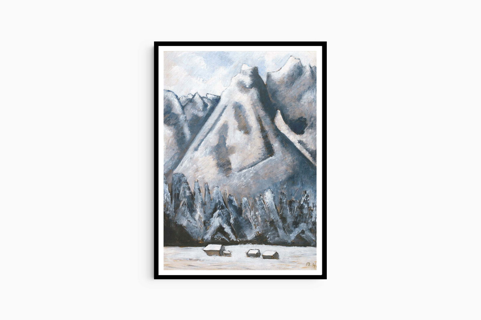 Marsden Hartley - Waxenstein Peaks - Hakyarts