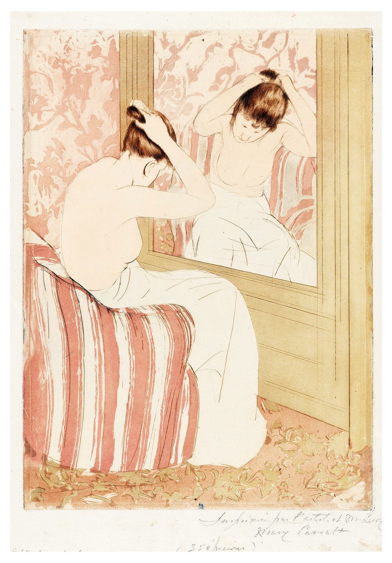 Mary Cassatt - The Coiffure - Hakyarts