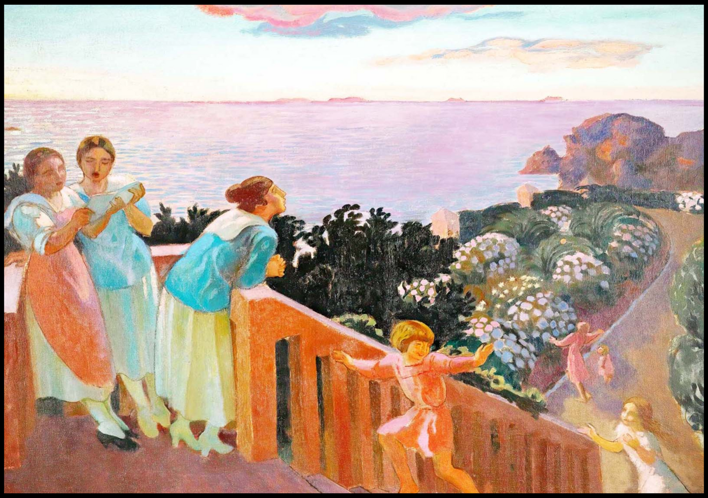 Maurice Denis - Crépuscule Aux Hortensias - Hakyarts