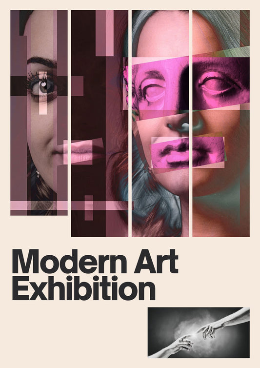 Modern Art Exhibition Poster - Hakyarts