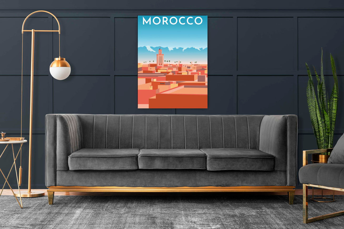 Morocco Travel Poster - Hakyarts