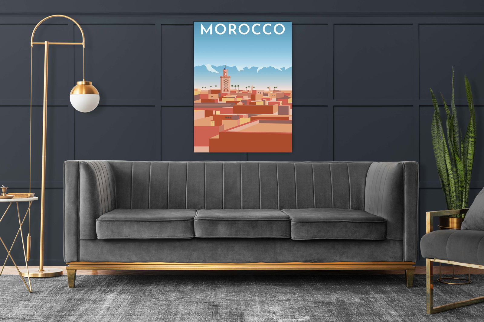 Morocco Travel Poster - Hakyarts