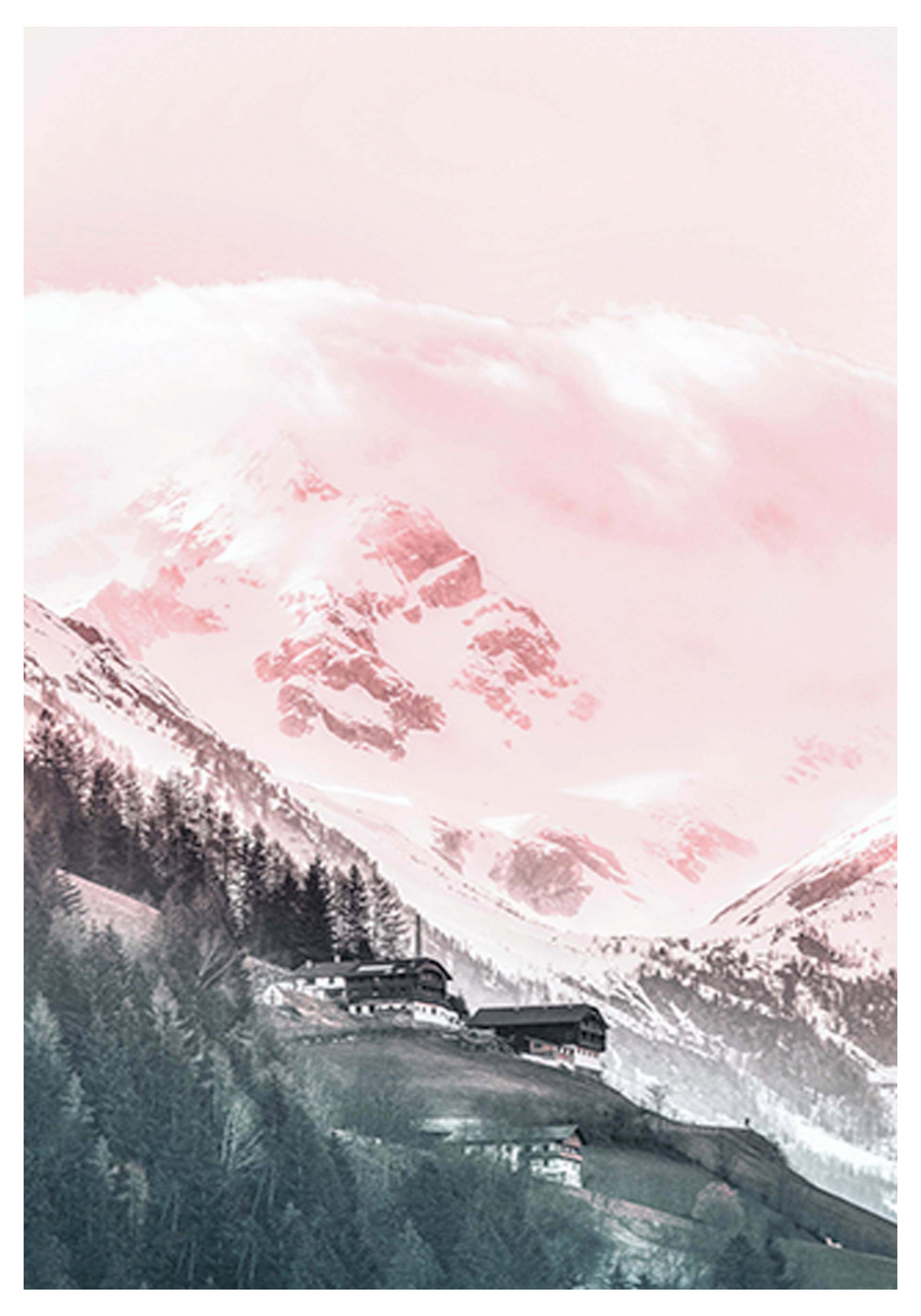 Mountain Scenery Poster - Hakyarts