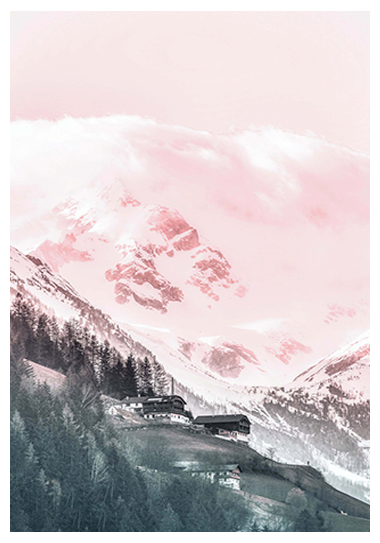 Mountain Scenery Poster - Hakyarts