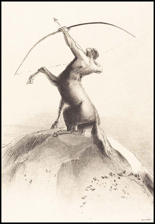 Odilon Redon - Centaur Visant les Nues - Hakyarts