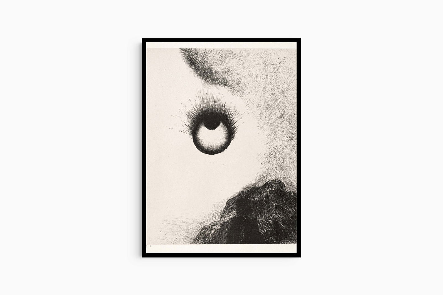 Odilon Redon - Everywhere Eyeballs are aflame - Hakyarts