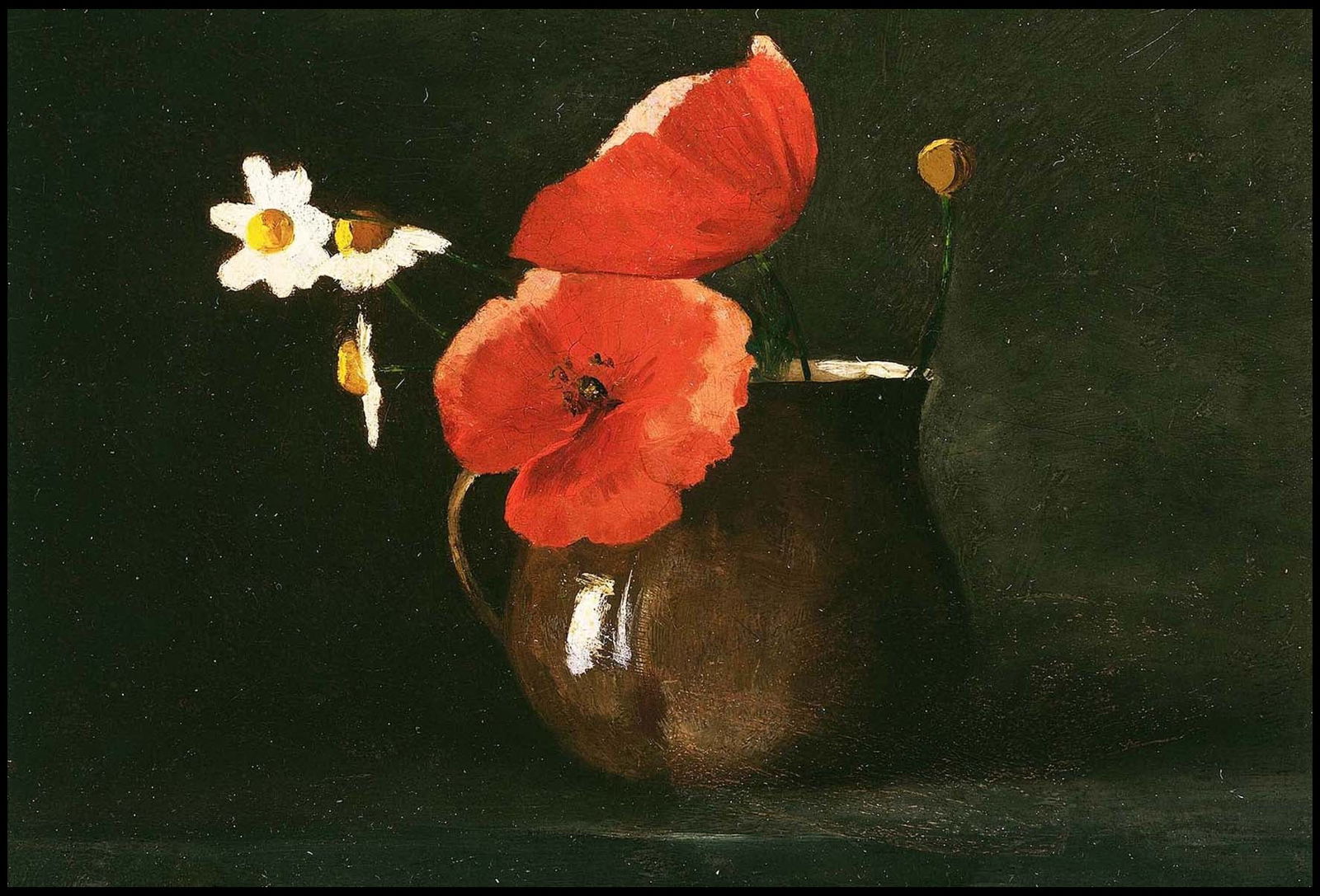 Odilon Redon - Flowers 'Poppies and Daisies' - Hakyarts