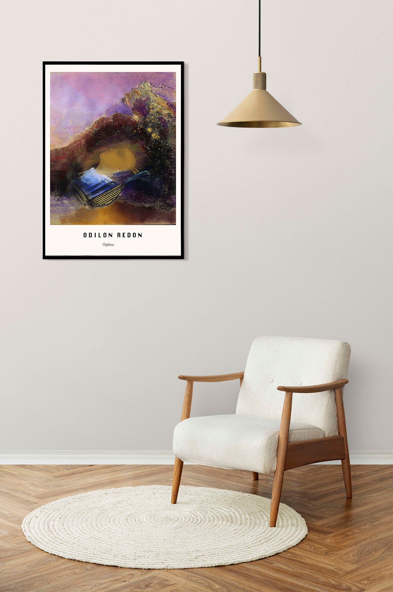 Odilon Redon - Orpheus Poster - Hakyarts