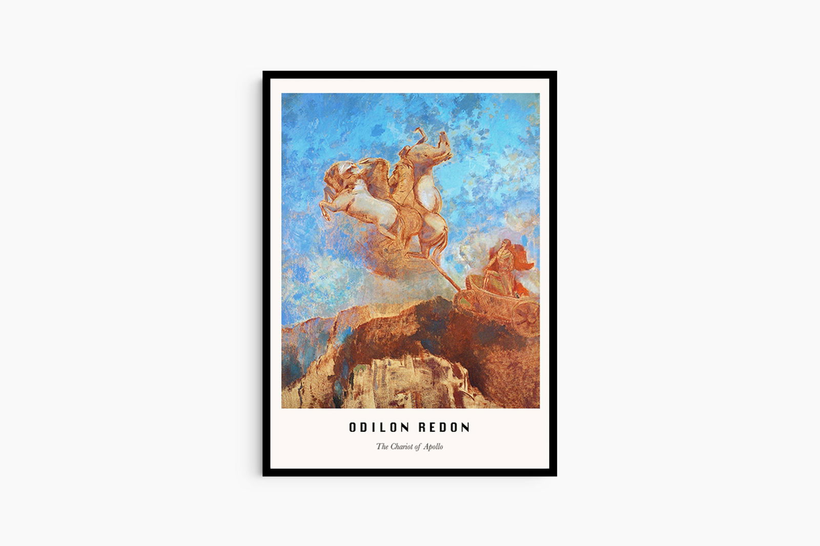 Odilon Redon - The Chariot of Apollo Poster - Hakyarts