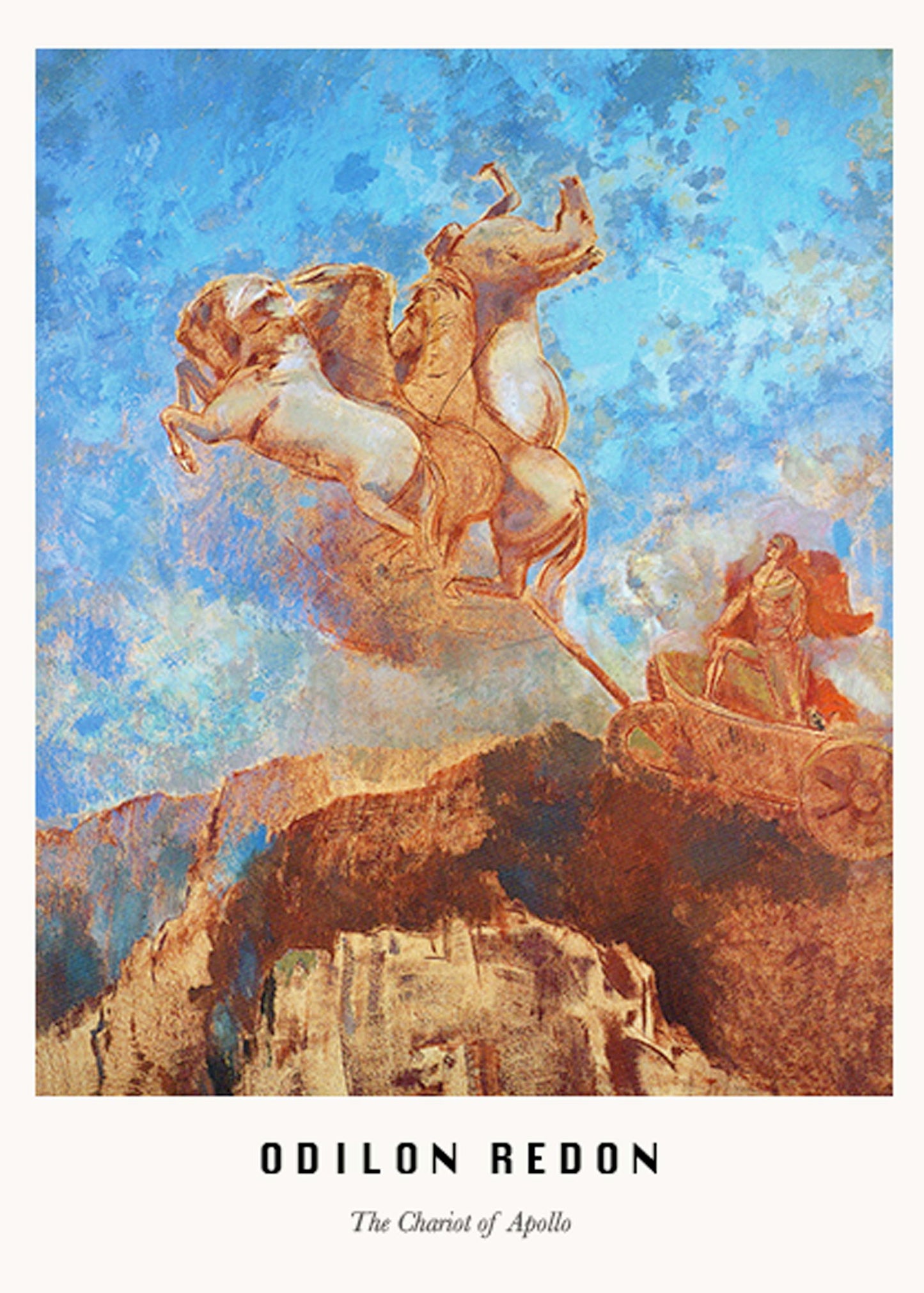 Odilon Redon - The Chariot of Apollo Poster - Hakyarts