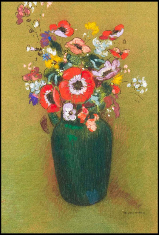 Odilon Redon - Vase of Flowers - Hakyarts