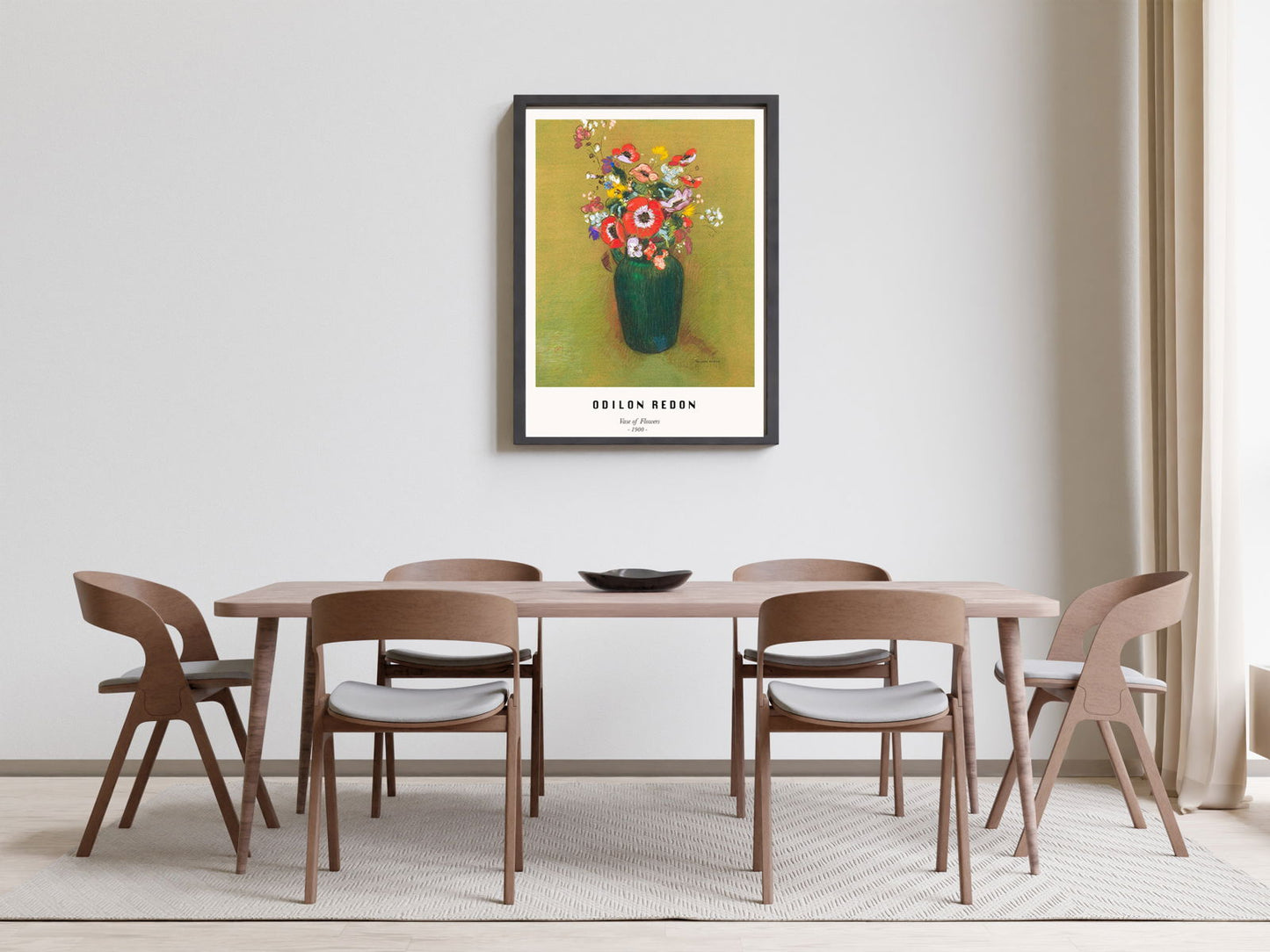 Odilon Redon - Vase of Flowers Poster - Hakyarts