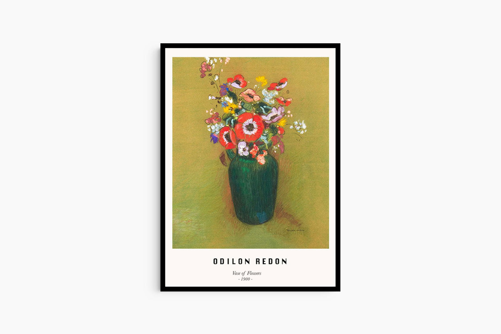 Odilon Redon - Vase of Flowers Poster - Hakyarts